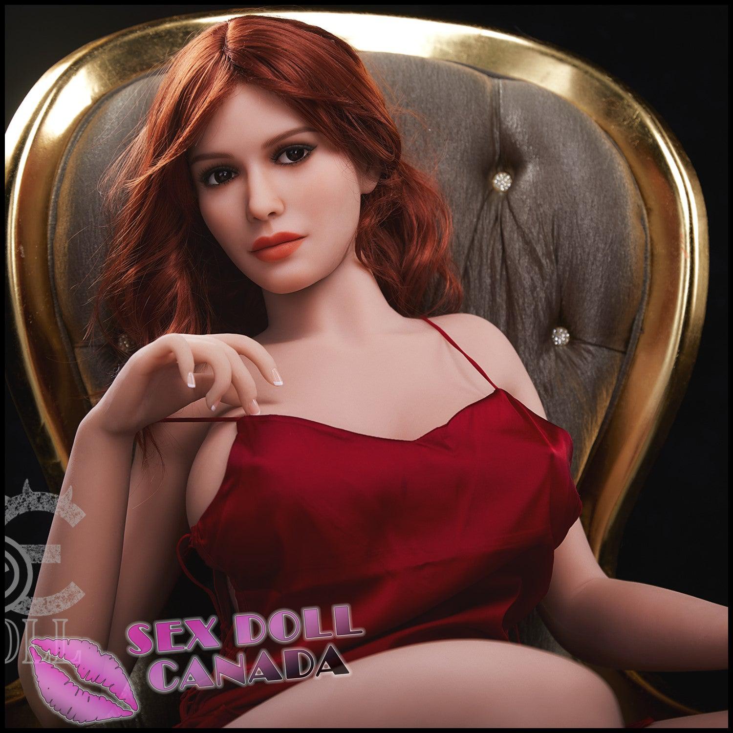 SE DOLL Realistic Sex Doll Curvy Full Body Big Ass Butt Red Head