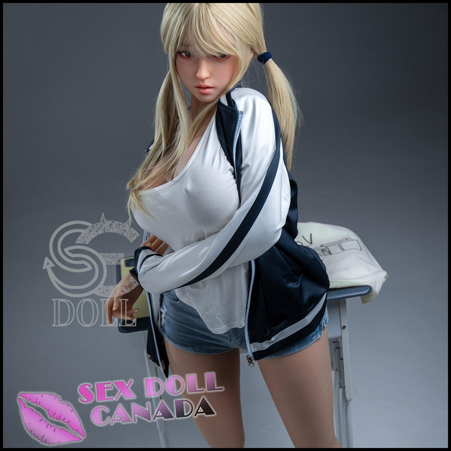 SE DOLL Realistic Sex Doll Blonde Hair Curvy Full Body Huge Tits Boobs