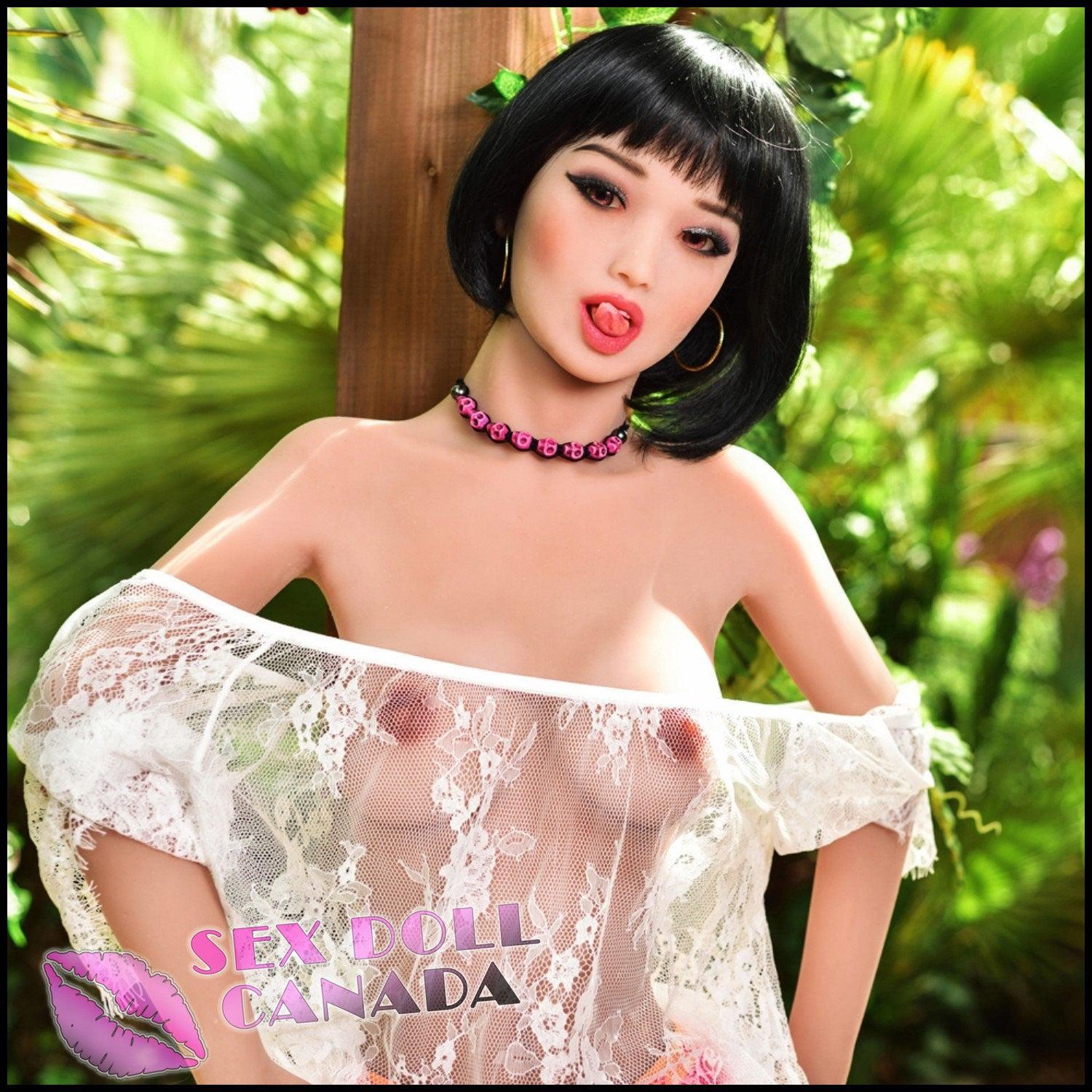 6YE Realistic Sex Doll Small Waist Curvy Full Body Skinny Slim