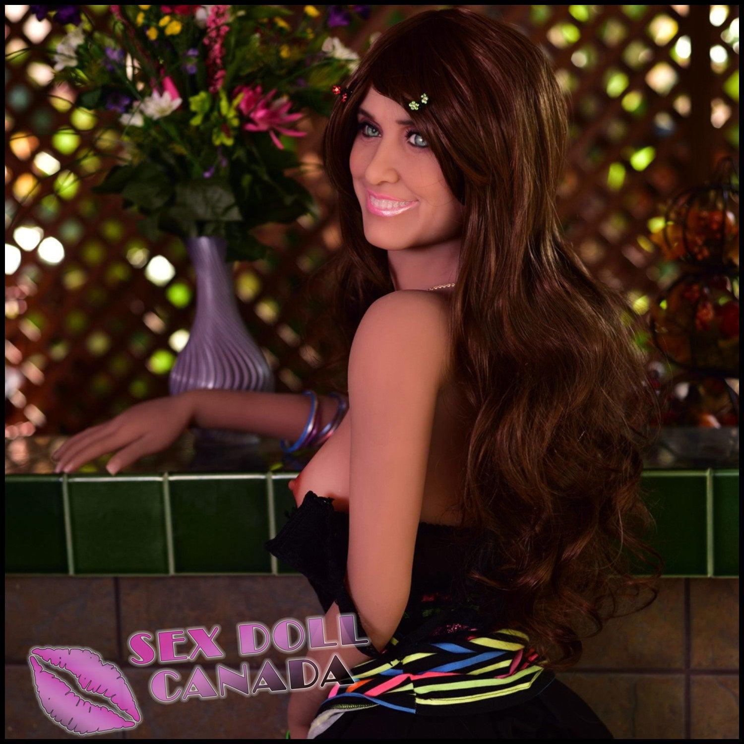 6YE Realistic Sex Doll Curvy Full Body Small Tits Boobs Small Waist