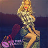 Climax Realistic Sex Doll Blonde Hair Huge Tits Boobs Western American