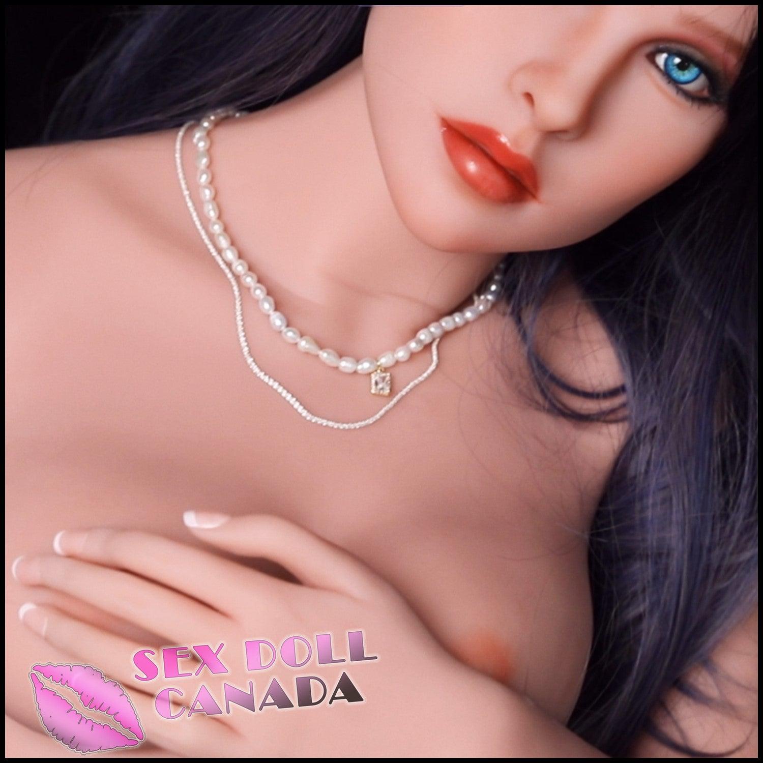 SE DOLL Realistic Sex Doll Western American Blue Hair Skinny Slim
