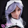 SE DOLL Realistic Sex Doll Pink Purple Hair Small Waist Skinny Slim