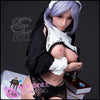 SE DOLL Realistic Sex Doll Skinny Slim Pink Purple Hair Small Waist