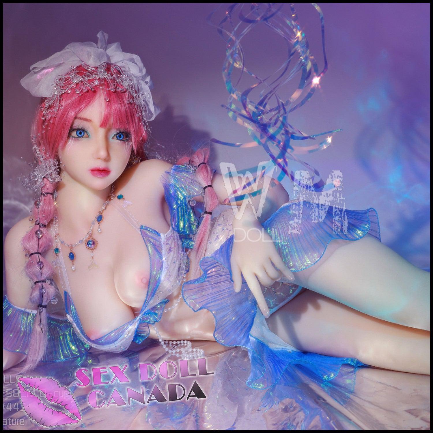 WM Doll Realistic Sex Doll Western American Pink Purple Hair Big Tits Breasts