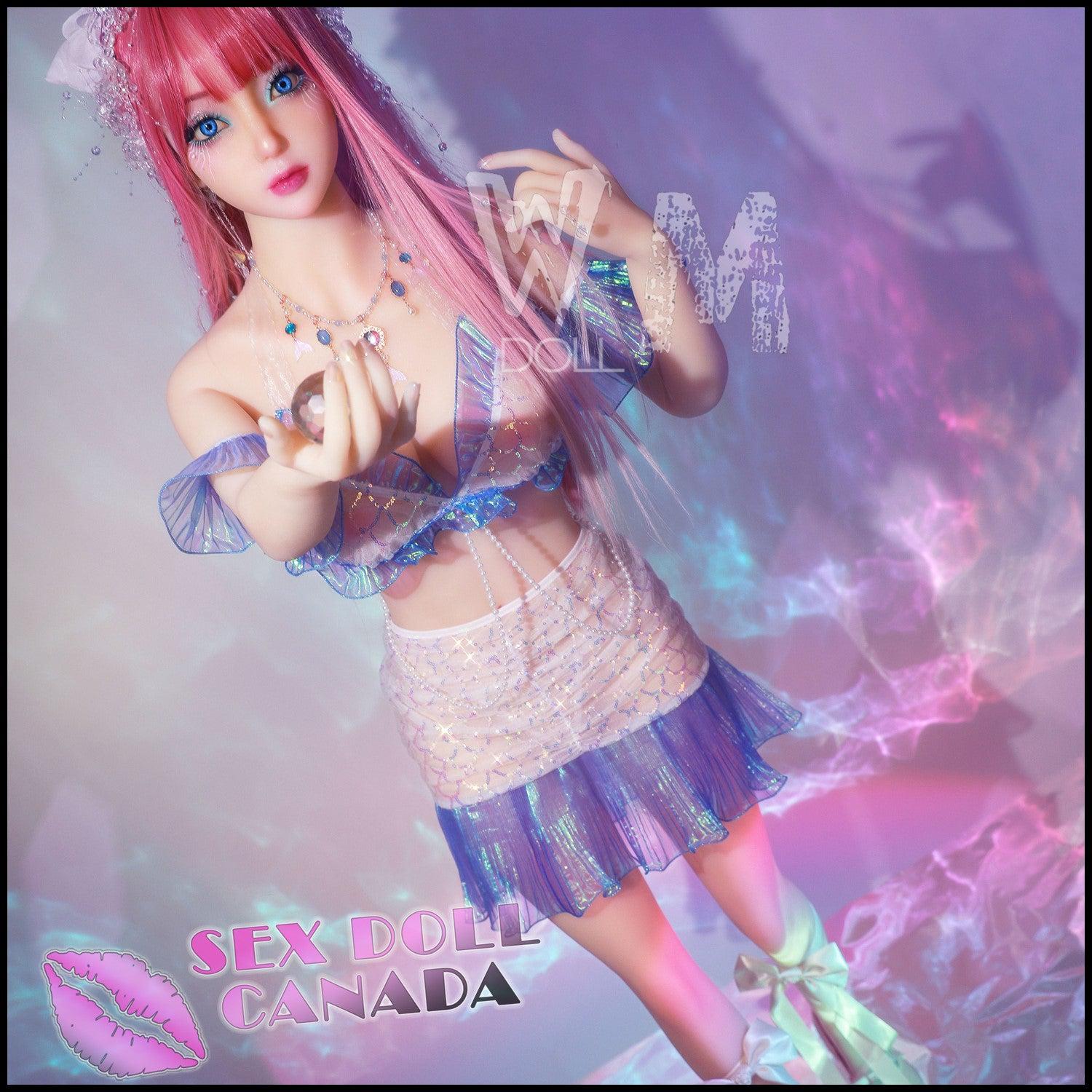 WM Doll Realistic Sex Doll Western American Pink Purple Hair Fit Athletic
