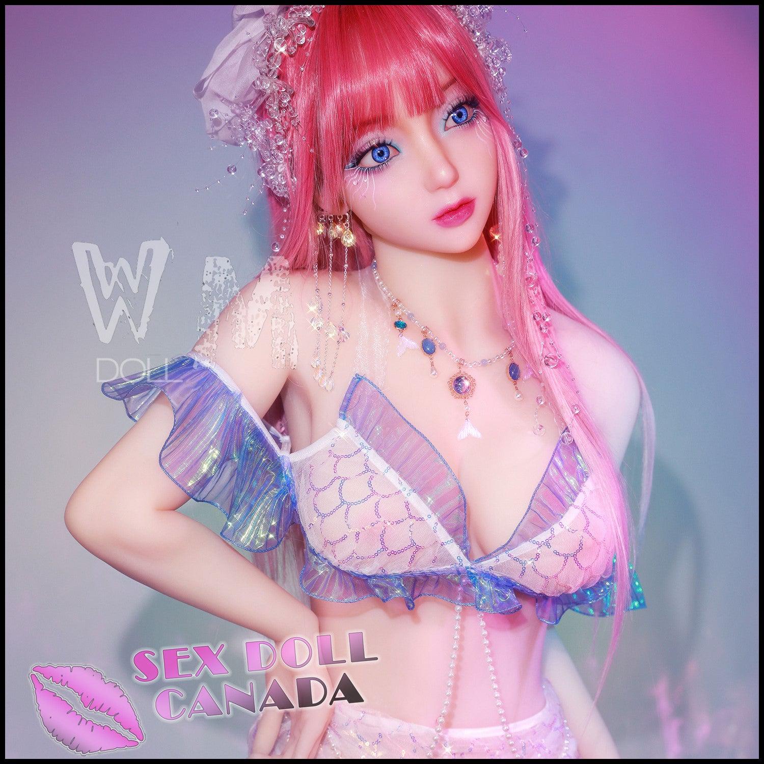 WM Doll Realistic Sex Doll Western American Pink Purple Hair Fit Athletic