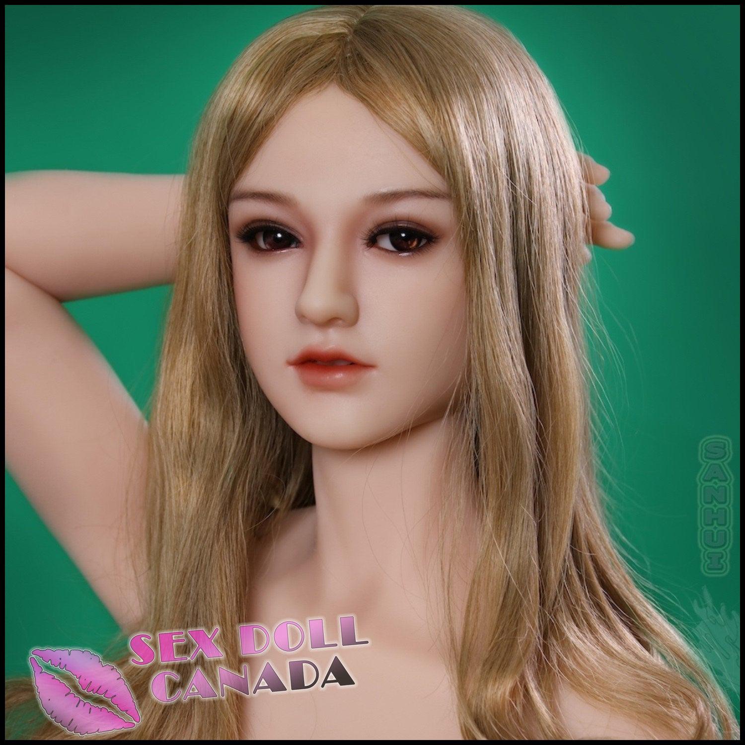 Sanhui Dolls Realistic Sex Doll Small Waist Blonde Hair Fit Athletic