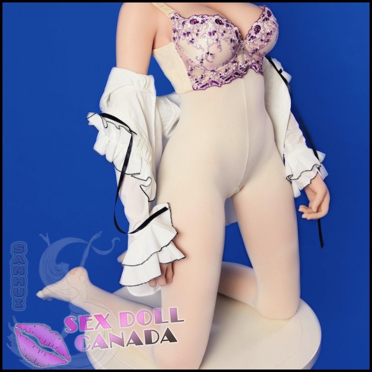 Sanhui Dolls Realistic Sex Doll Western American Gray Silver White Hair Big Tits Breasts