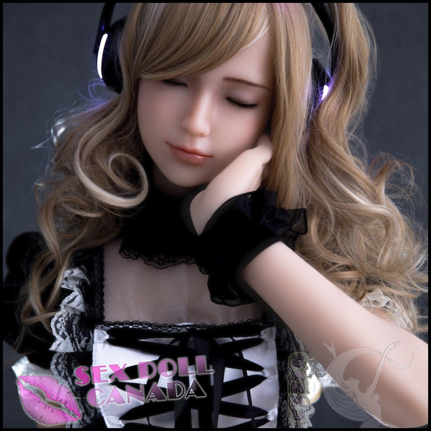 Sanhui Dolls Realistic Sex Doll Small Waist Blonde Hair Big Tits Breasts