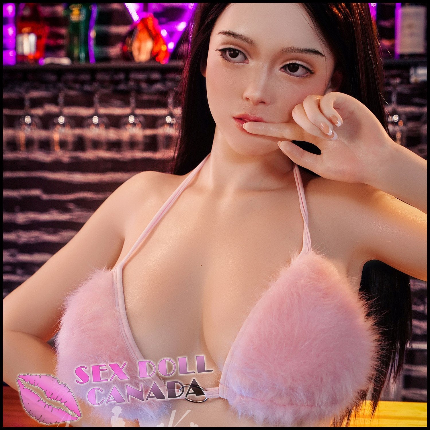 Angel Kiss Realistic Sex Doll Asian Japanese Chinese Black Hair Curvy Full Body