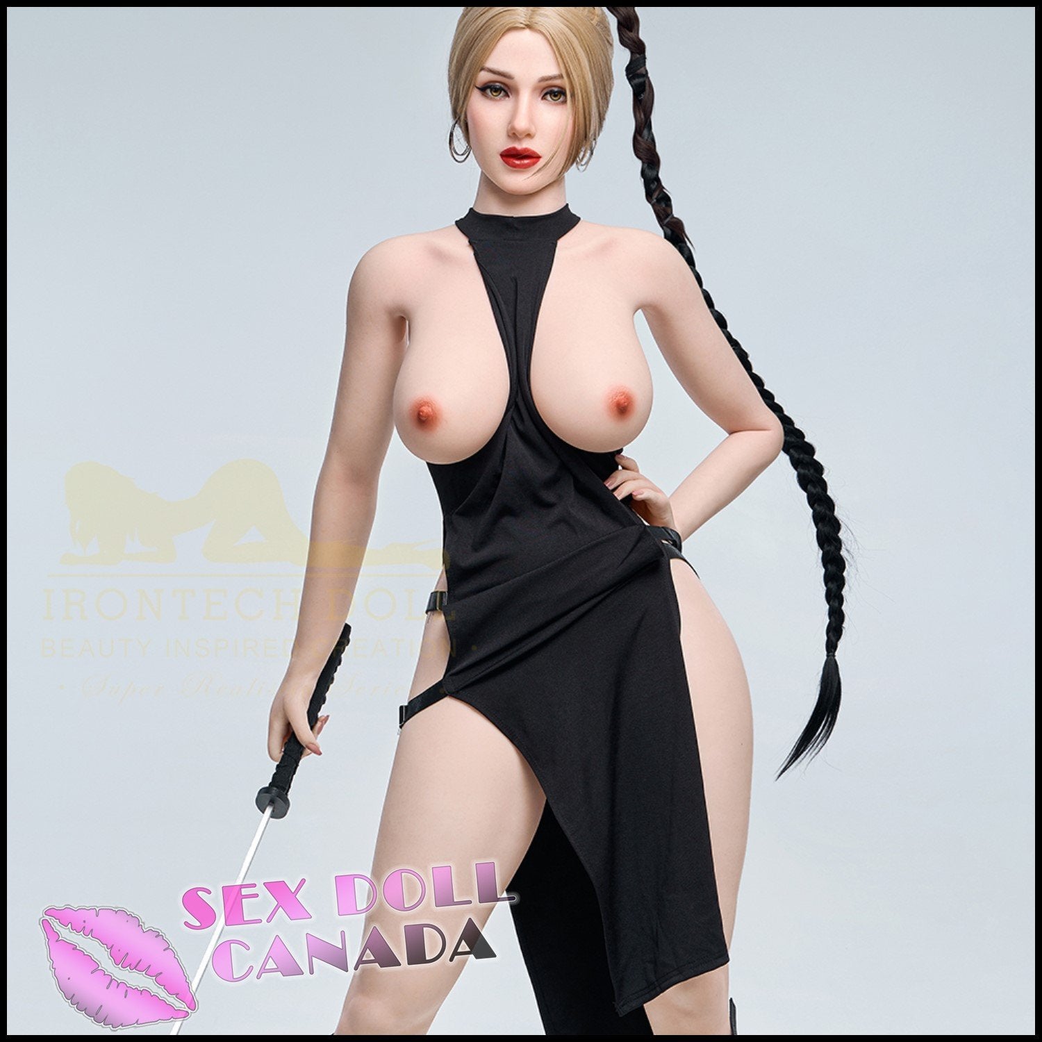 IRONTECH Realistic Sex Doll Huge Tits Boobs Western American Blonde Hair