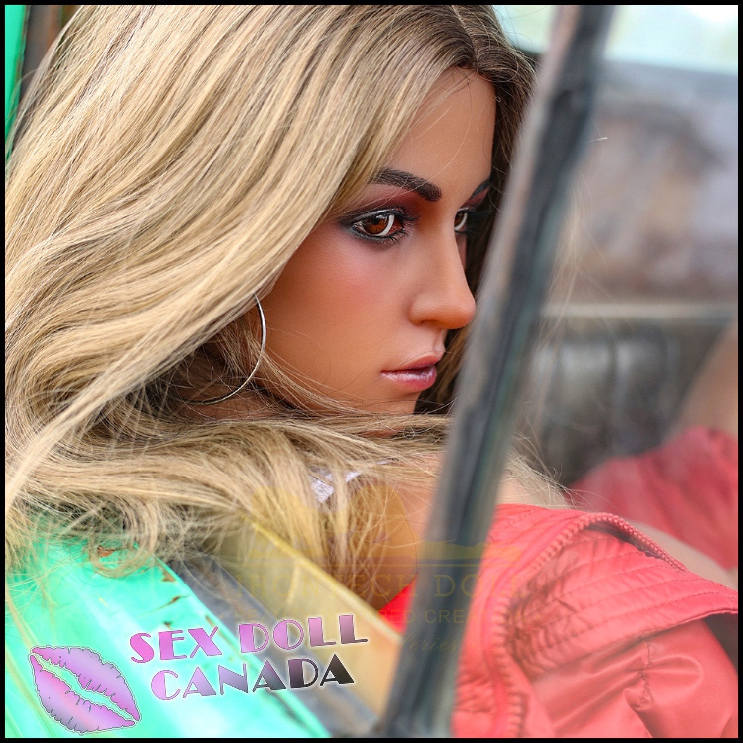 IRONTECH Realistic Sex Doll Blonde Hair Western American Curvy Full Body