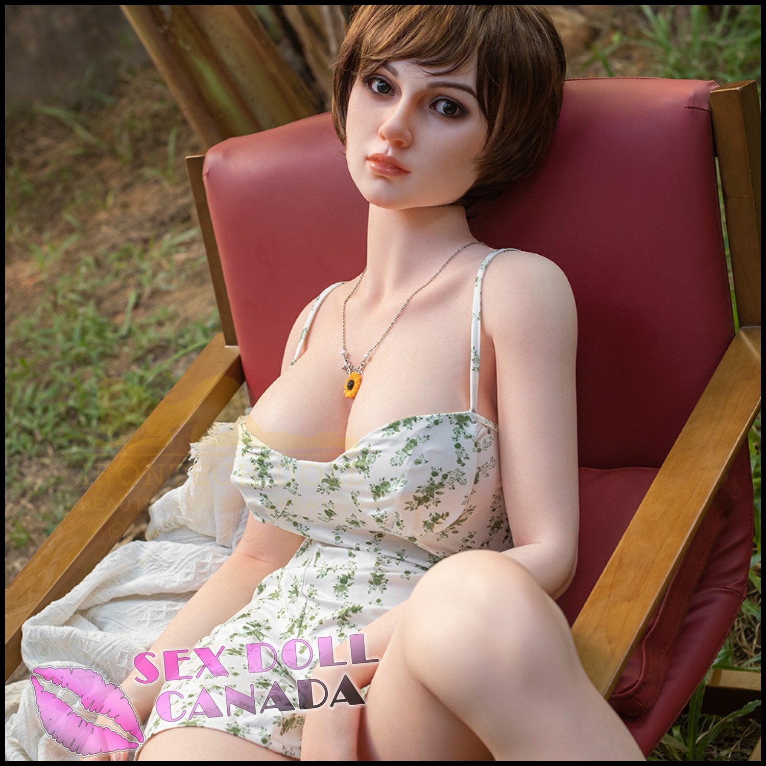 IRONTECH Realistic Sex Doll Western American Brunette Hair Curvy Full Body