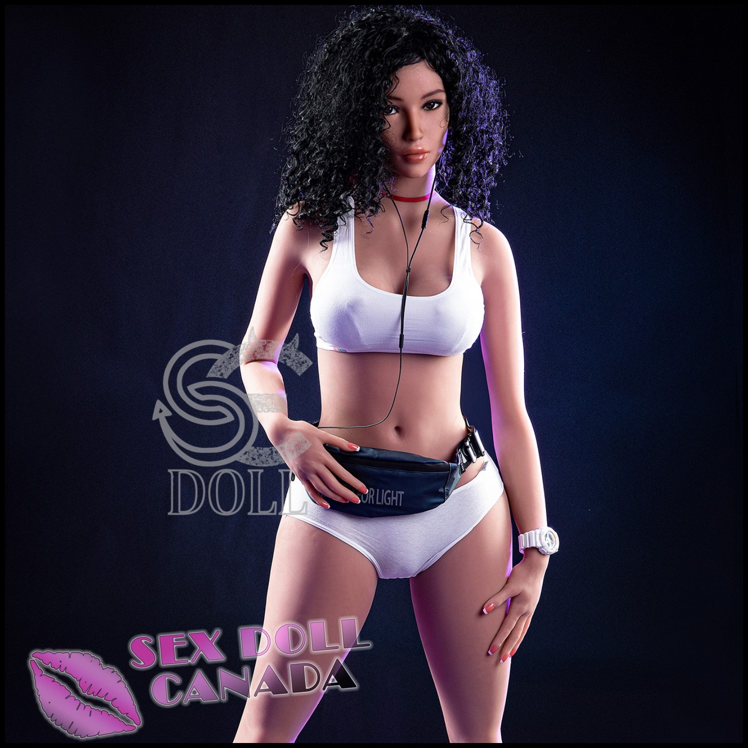 SE DOLL Realistic Sex Doll Black Hair Fit Athletic Thick Thighs