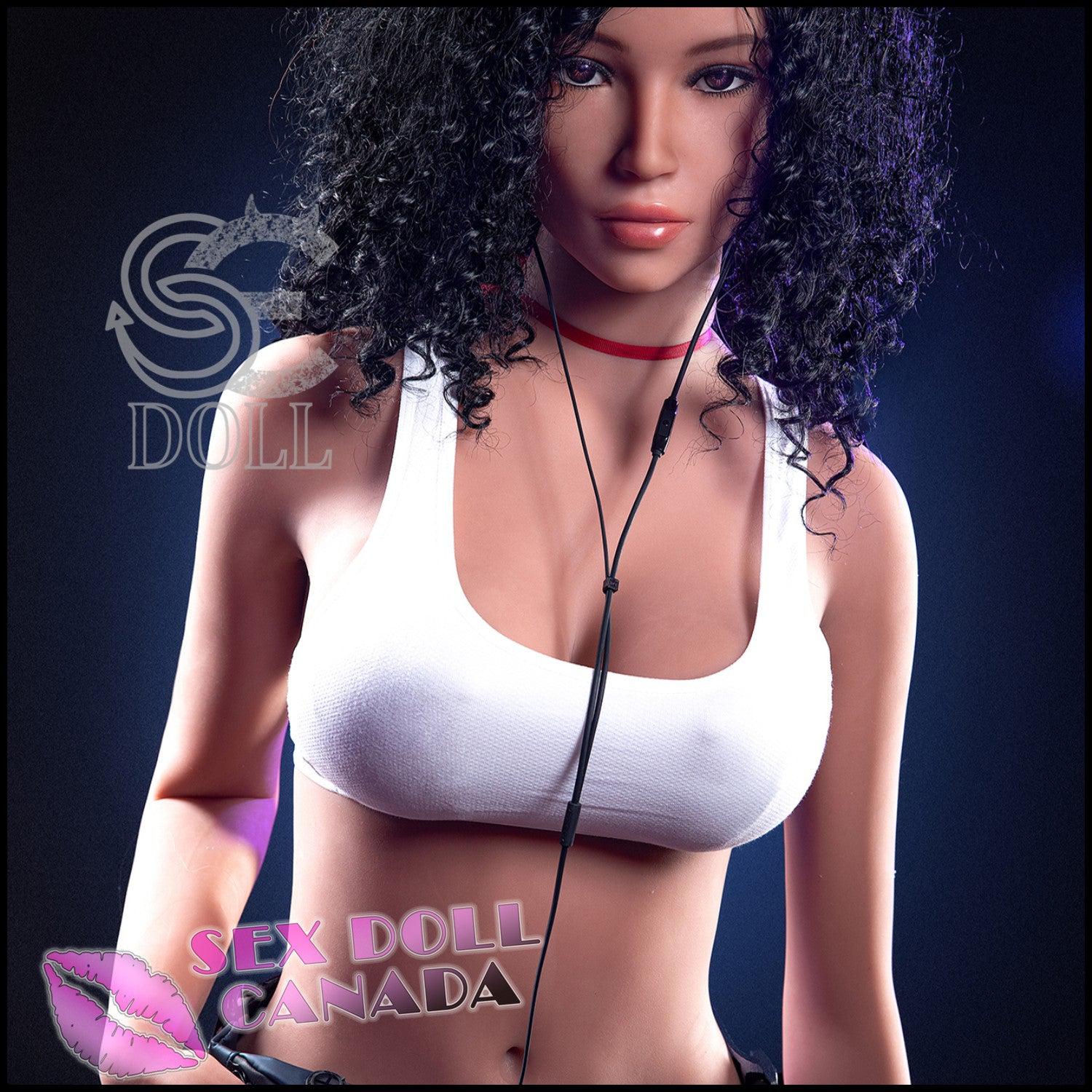 SE DOLL Realistic Sex Doll Thick Thighs Black Hair Huge Tits Boobs