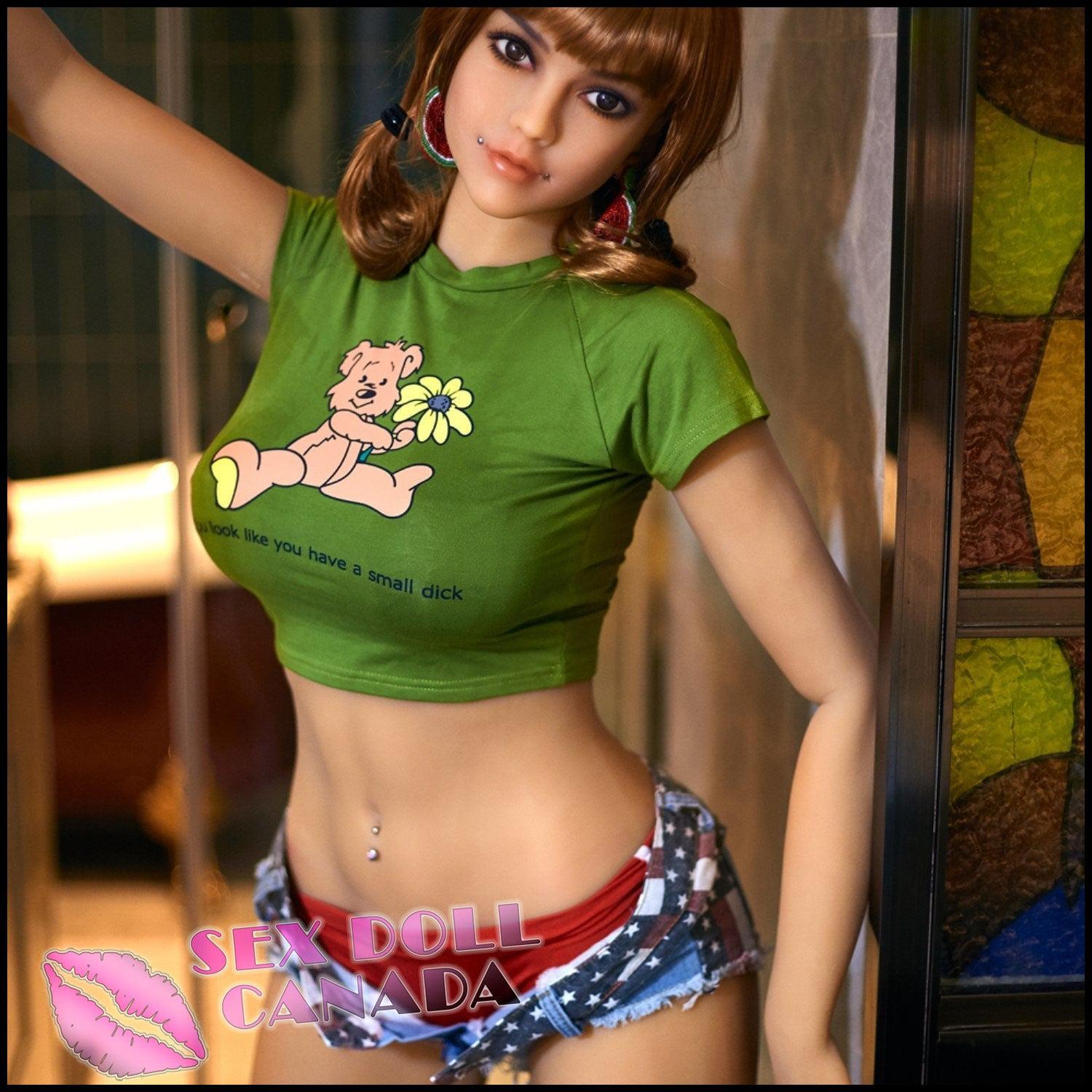 IRONTECH Realistic Sex Doll Big Tits Breasts Brunette Hair Black Ebony African