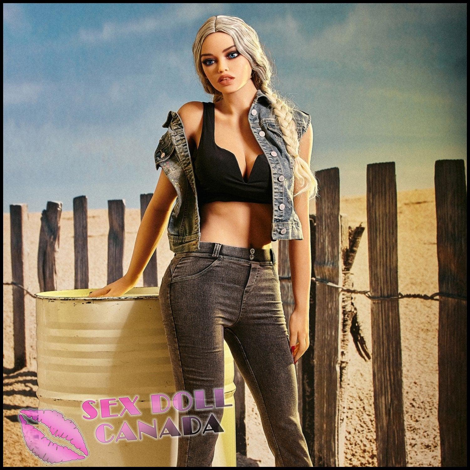 IRONTECH Realistic Sex Doll Thick Thighs Blonde Hair Black Ebony African