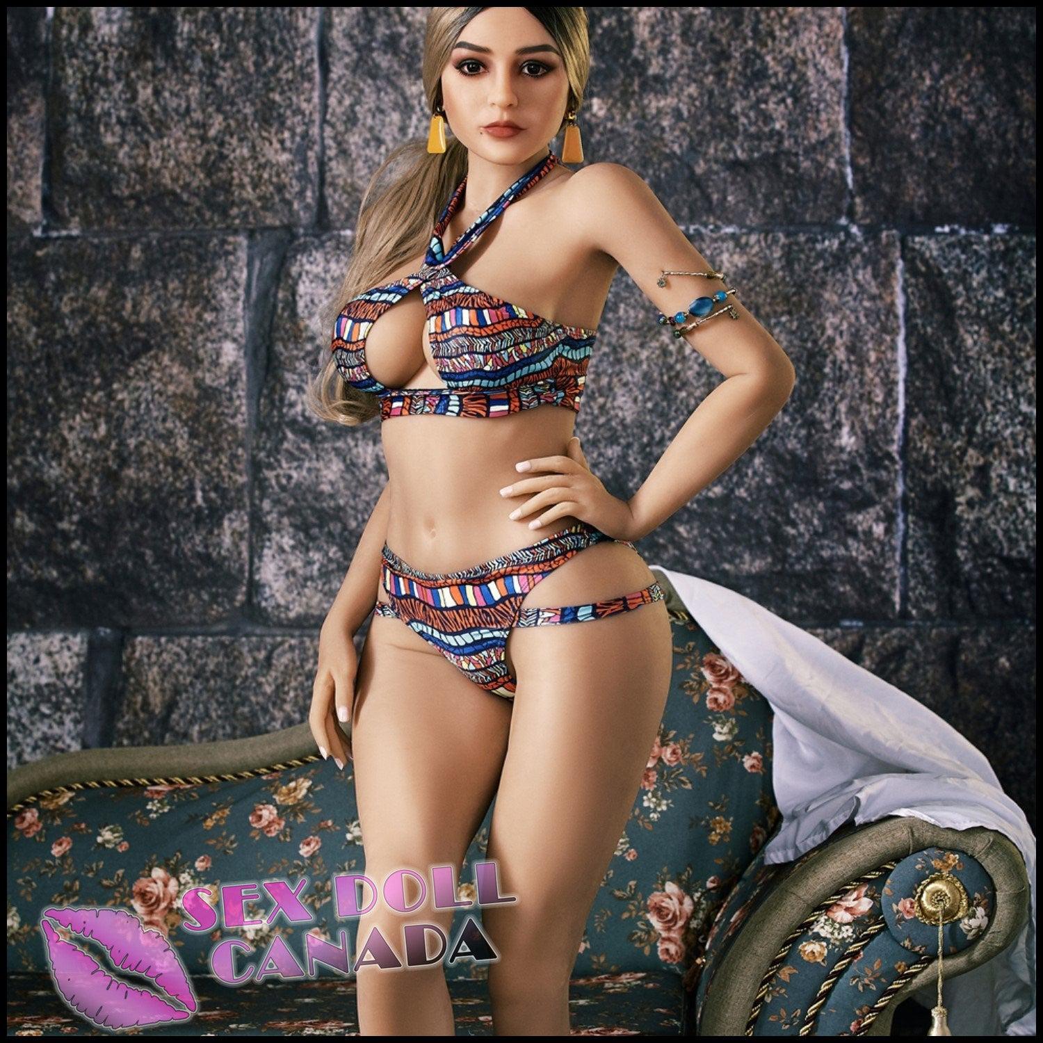 IRONTECH Realistic Sex Doll Blonde Hair Big Tits Breasts Indian Arab Brown