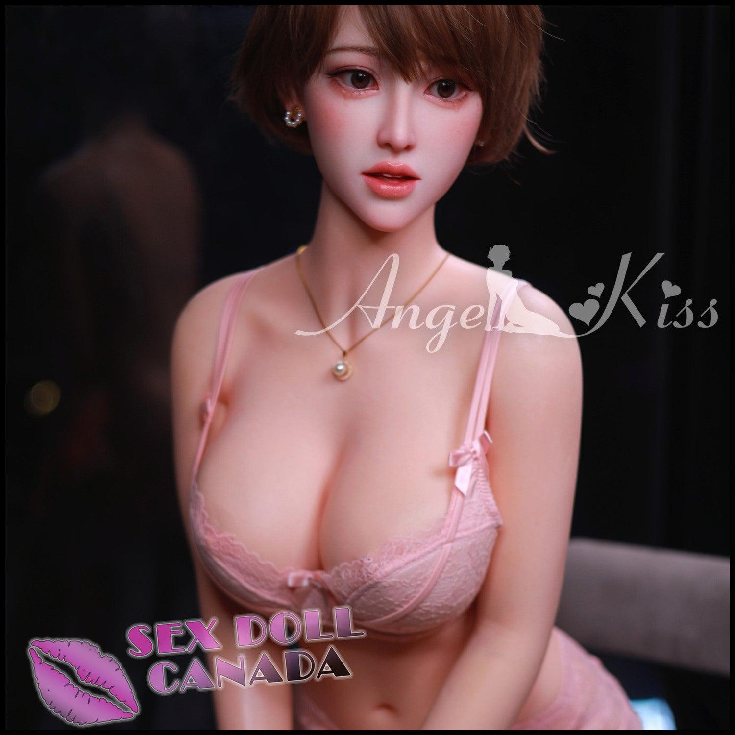 Angel Kiss Realistic Sex Doll Small Waist Big Tits Breasts Brunette Hair