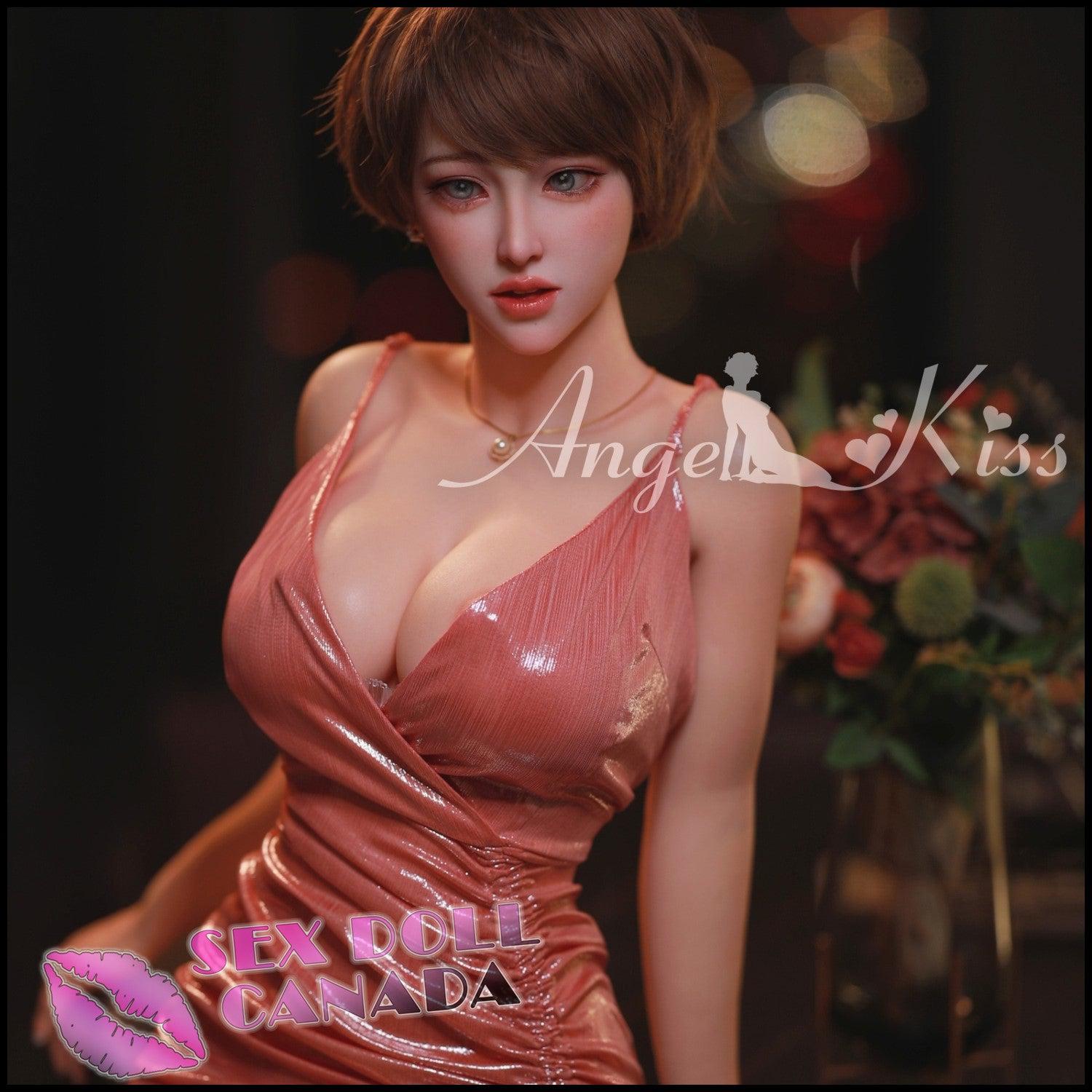 Angel Kiss Realistic Sex Doll Big Tits Breasts Asian Japanese Chinese Brunette Hair