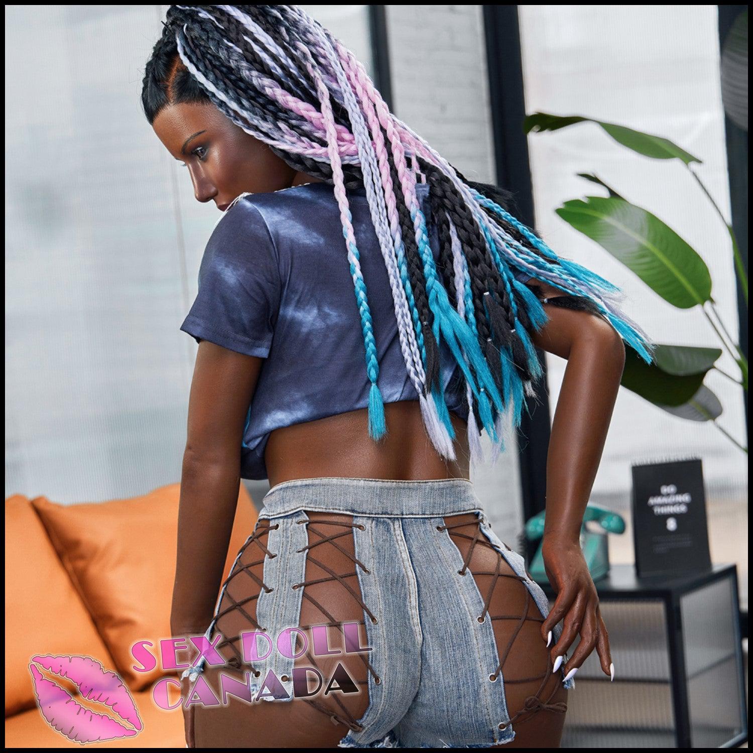 IRONTECH Realistic Sex Doll Huge Tits Boobs Black Hair Curvy Full Body