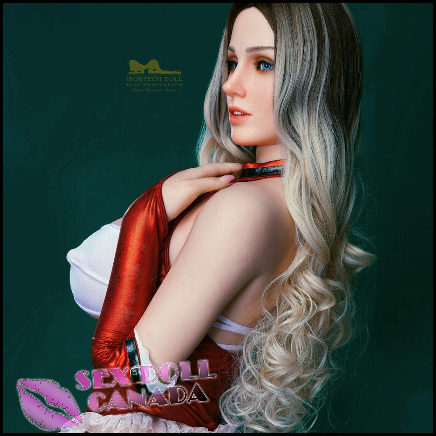 IRONTECH Realistic Sex Doll Blonde Hair Western American Curvy Full Body