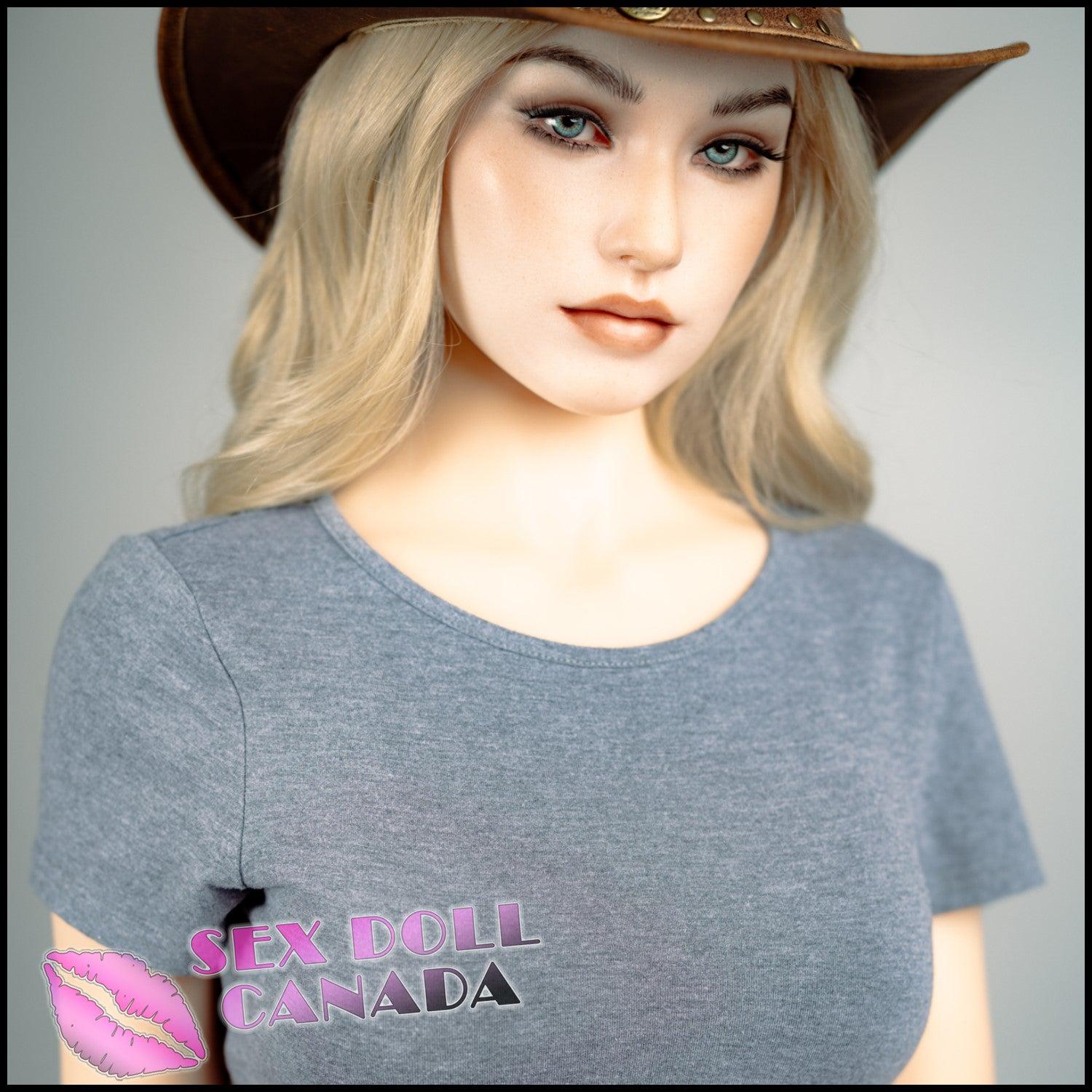 Sino-Doll Realistic Sex Doll Big Tits Breasts Blonde Hair Western American