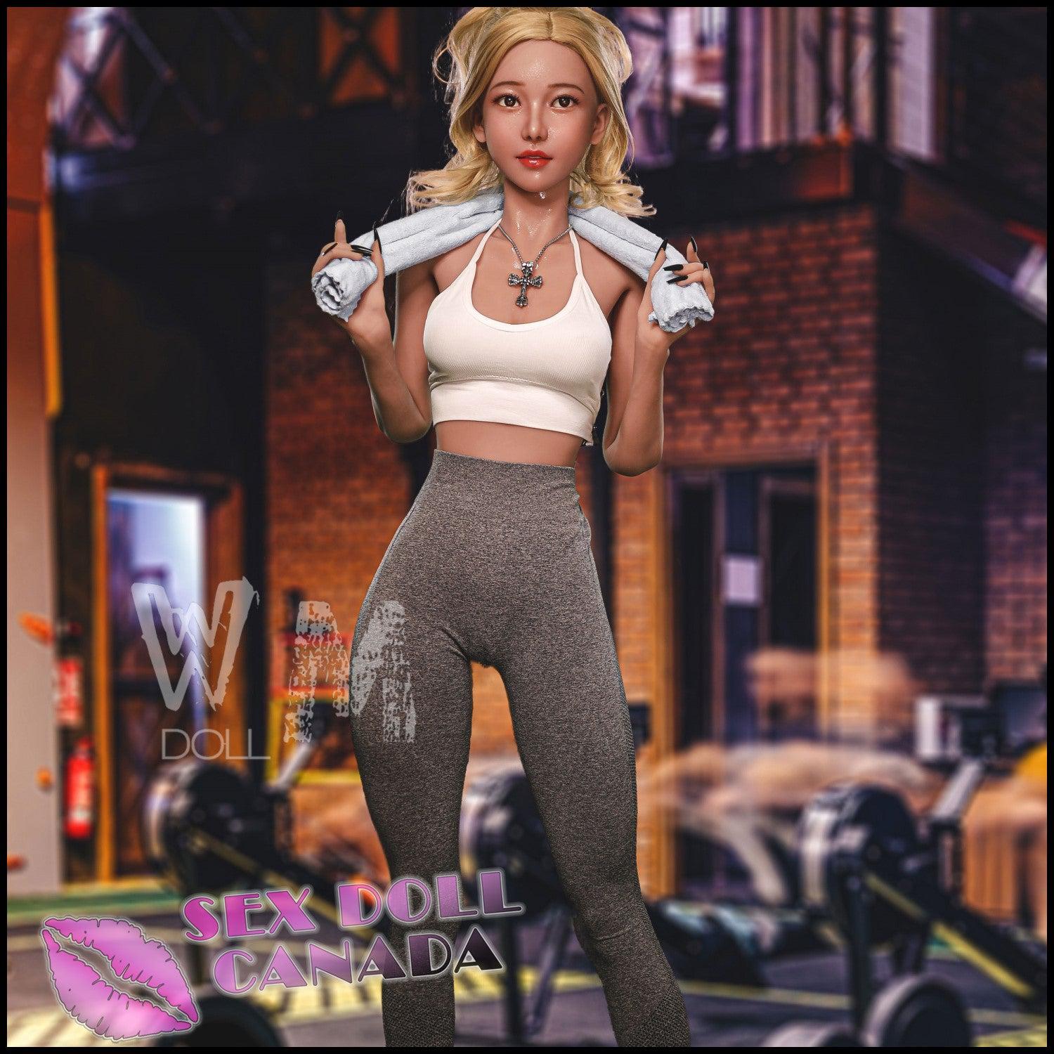 WM Doll Realistic Sex Doll Blonde Hair Asian Japanese Chinese Curvy Full Body