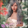 WM Doll Realistic Sex Doll Fit Athletic Gray Silver White Hair Elf Fantasy Cosplay