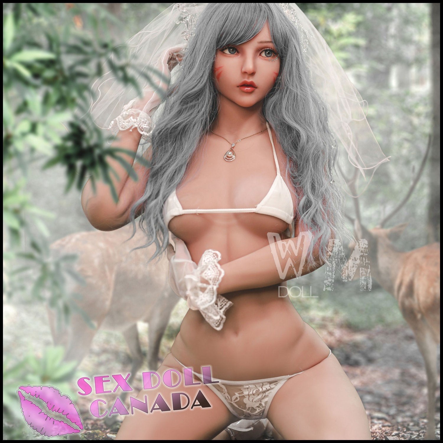 WM Doll Realistic Sex Doll Curvy Full Body Small Tits Boobs Fit Athletic