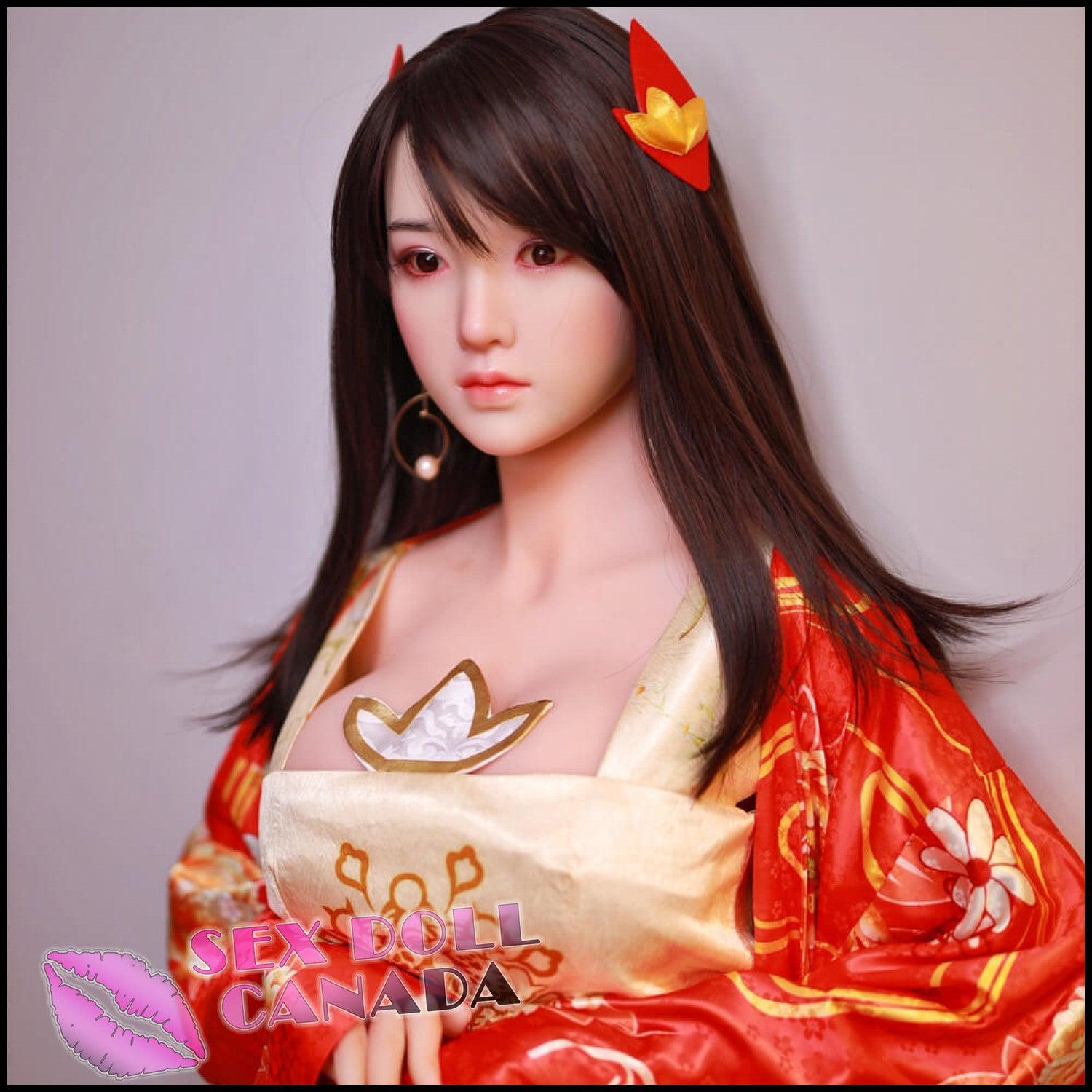 JY Realistic Sex Doll Brunette Hair Curvy Full Body Small Waist