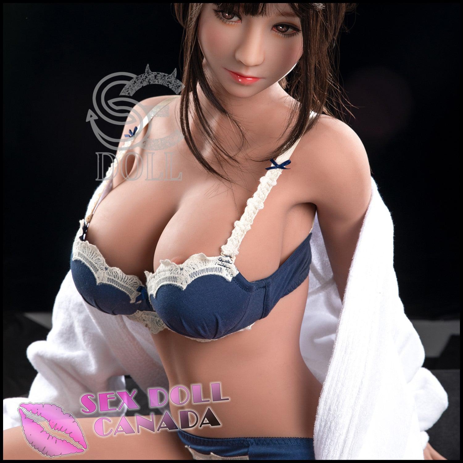 SE DOLL Realistic Sex Doll Asian Japanese Chinese Brunette Hair Curvy Full Body