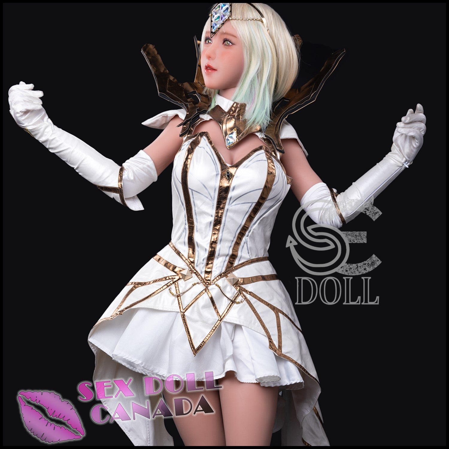 SE DOLL Realistic Sex Doll Curvy Full Body Big Tits Breasts Blonde Hair