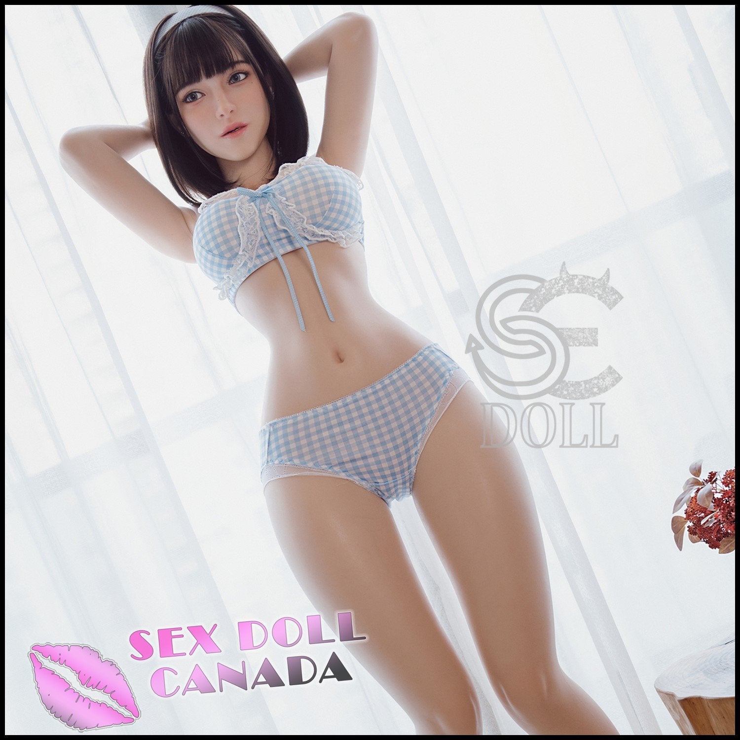 SE DOLL Realistic Sex Doll Asian Japanese Chinese Big Ass Butt Brunette Hair