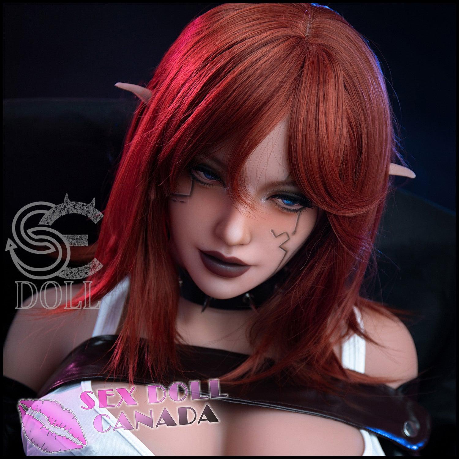 SE DOLL Realistic Sex Doll Elf Fantasy Cosplay Curvy Full Body Red Head