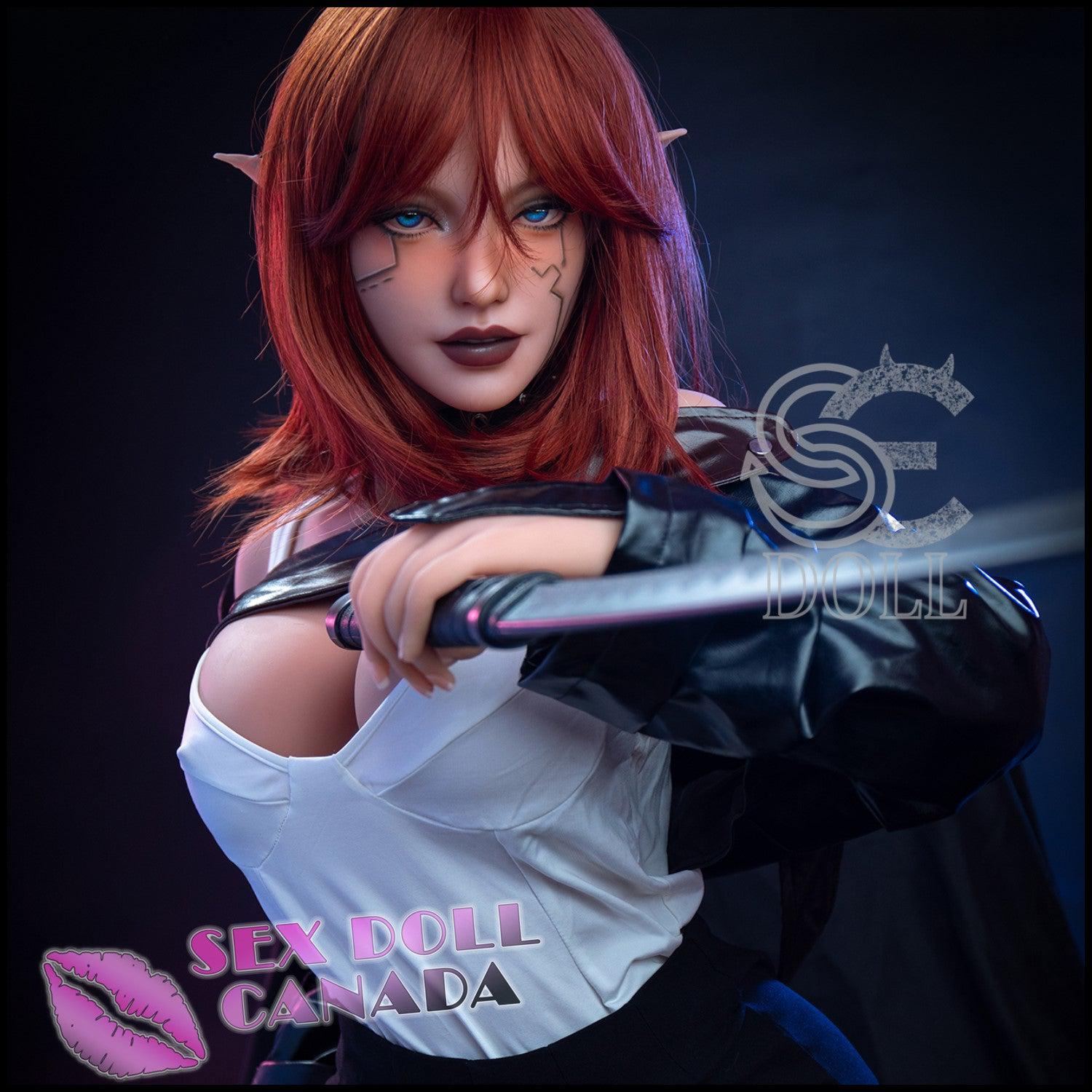 SE DOLL Realistic Sex Doll Curvy Full Body Red Head Big Tits Breasts