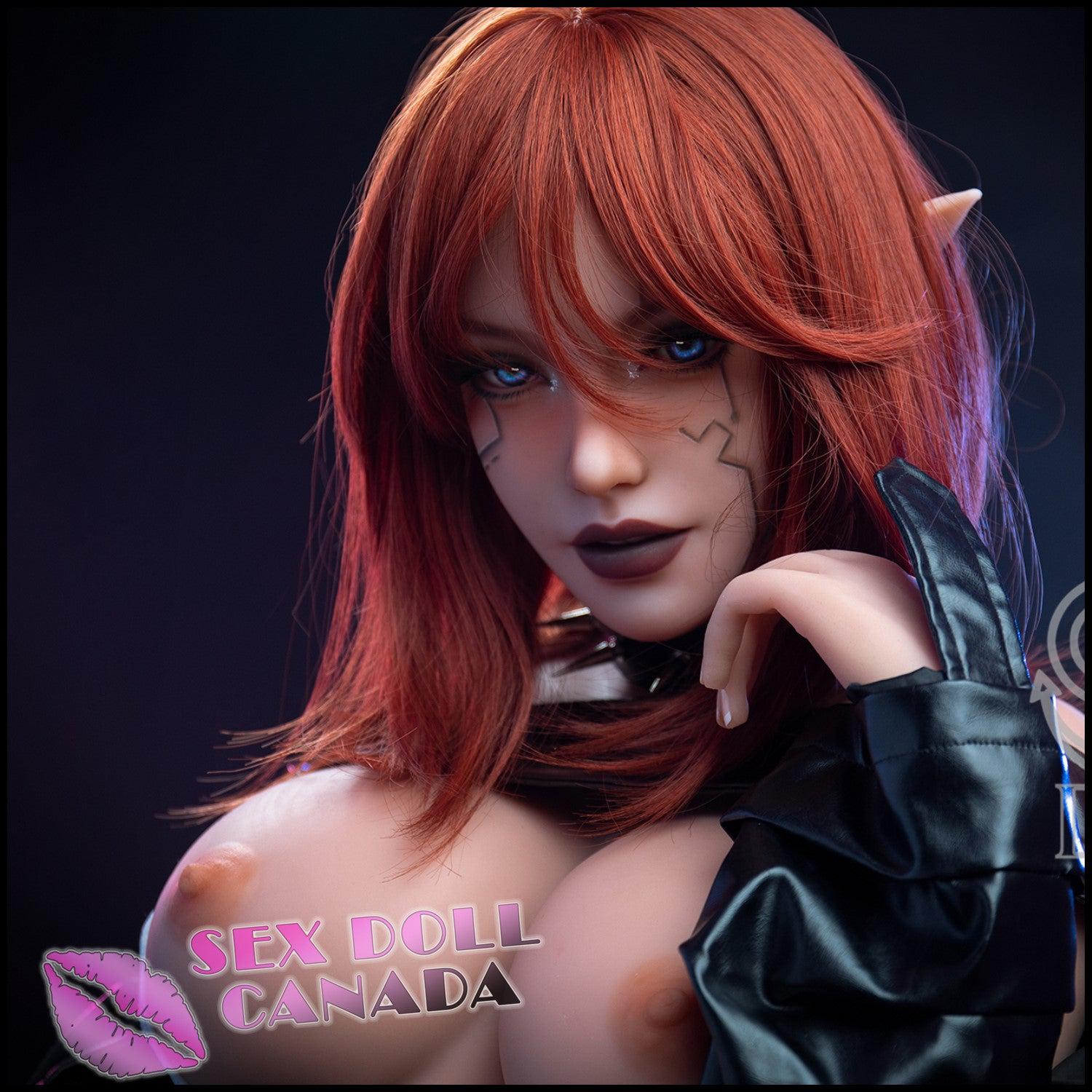 SE DOLL Realistic Sex Doll Red Head Big Tits Breasts Curvy Full Body
