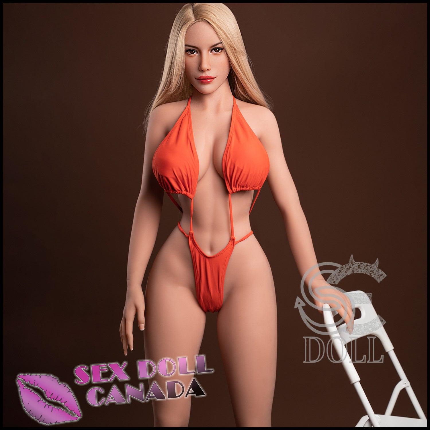 SE DOLL Realistic Sex Doll Western American Blonde Hair Curvy Full Body