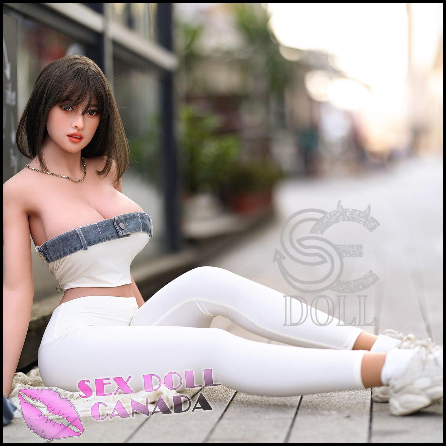 SE DOLL Realistic Sex Doll Brunette Hair Big Tits Breasts Small Waist