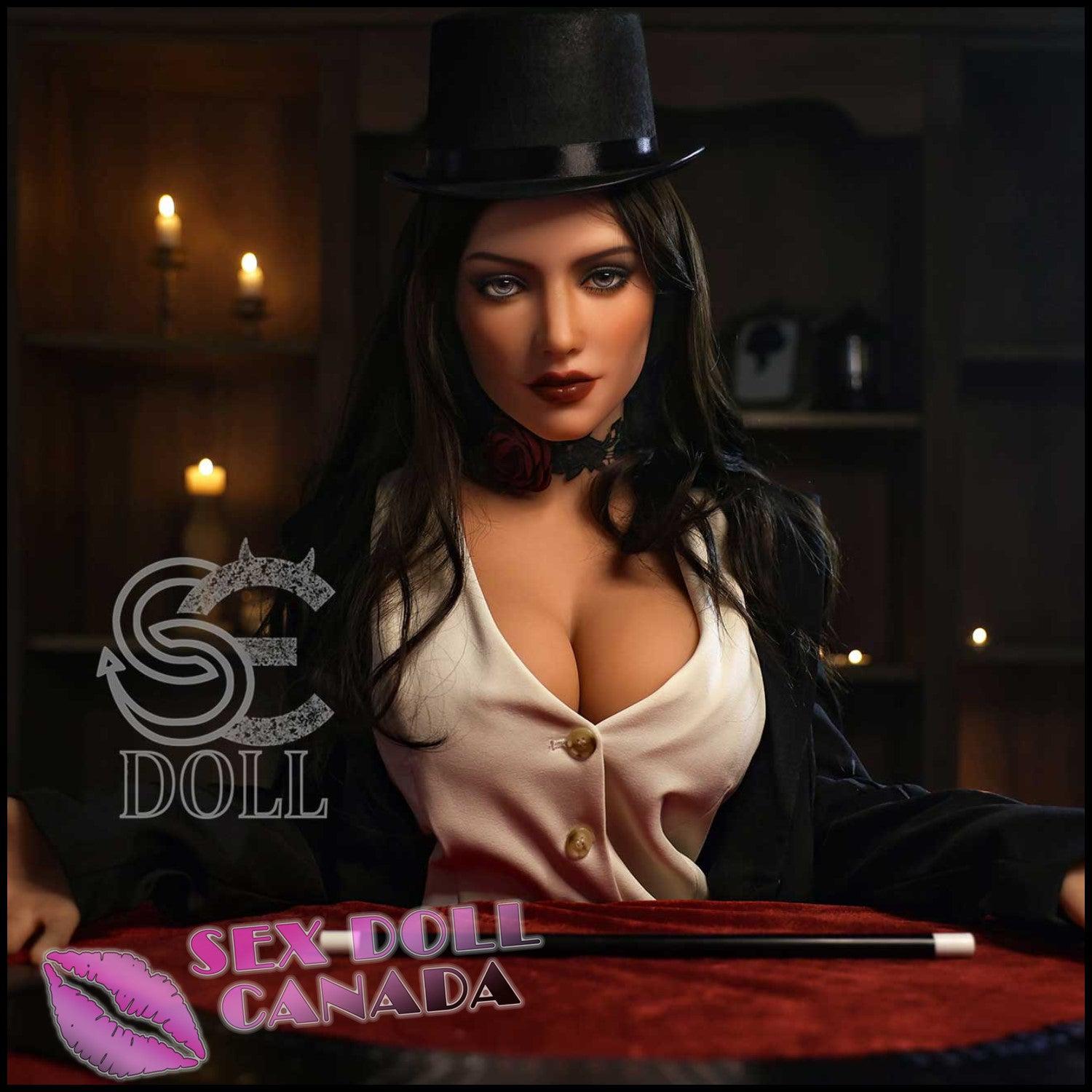 SE DOLL Realistic Sex Doll Small Waist Big Tits Breasts Brunette Hair