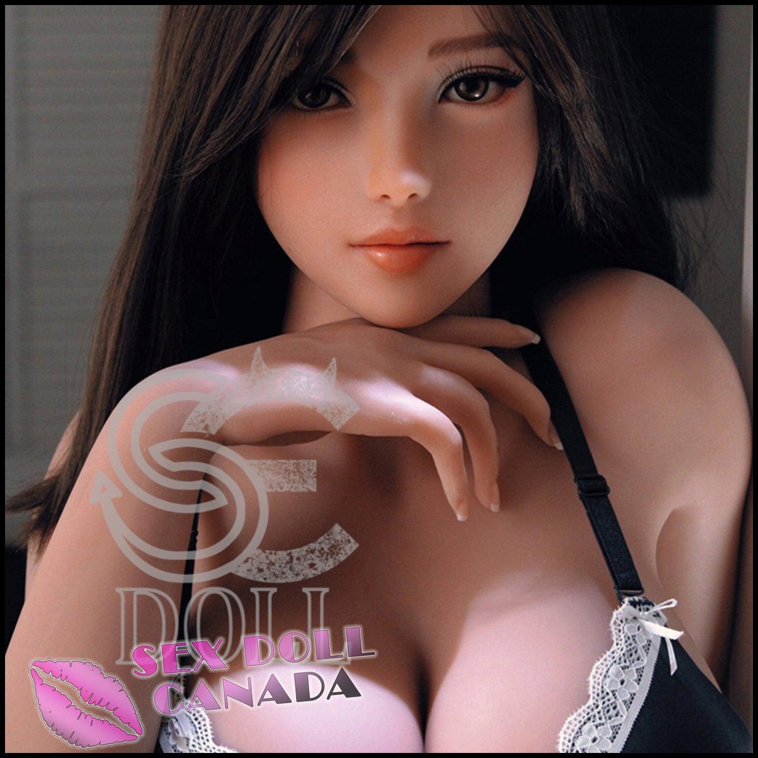 SE DOLL Realistic Sex Doll Curvy Full Body Brunette Hair Asian Japanese Chinese