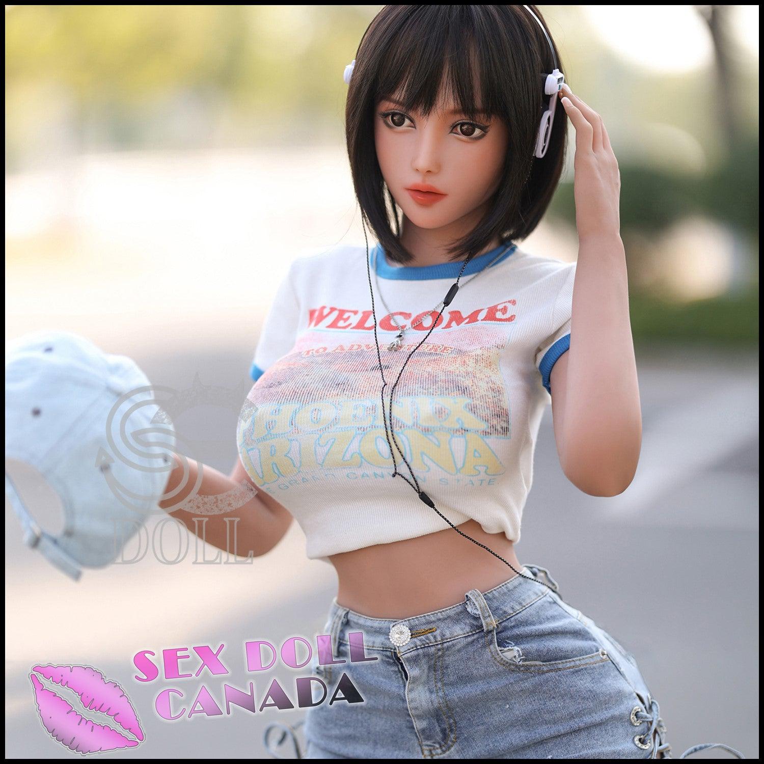 SE DOLL Realistic Sex Doll Curvy Full Body Black Hair Asian Japanese Chinese