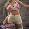 AS Realistic Sex Doll Blonde Hair Big Tits Breasts Russian German