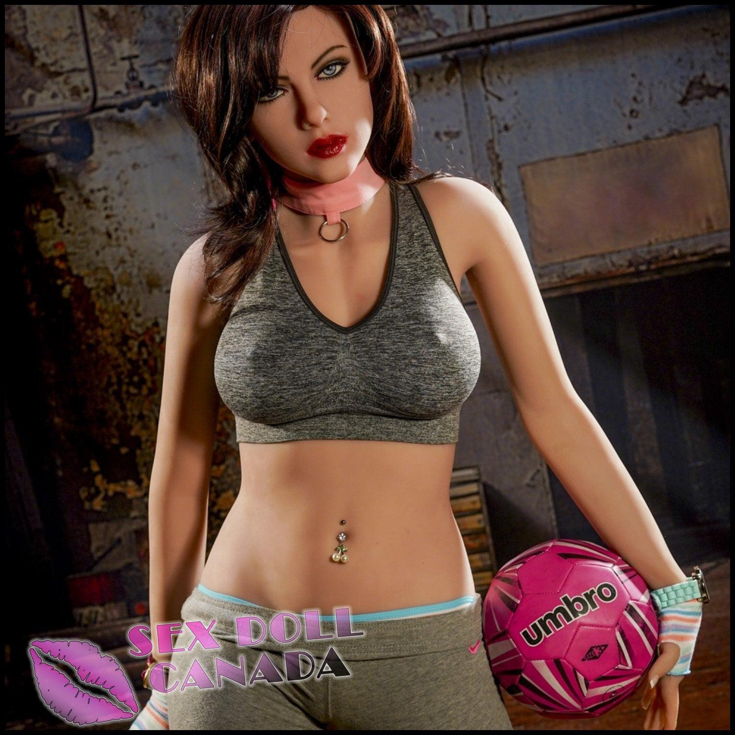 AS Realistic Sex Doll Big Tits Breasts Brunette Hair Fit Athletic