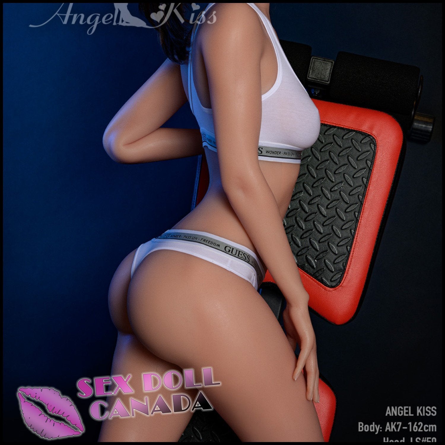 Angel Kiss Realistic Sex Doll Brunette Hair Western American Small Waist