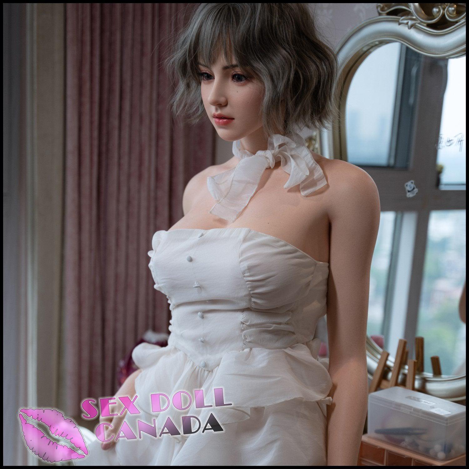 Gynoid Tech Realistic Sex Doll Curvy Full Body Brunette Hair Big Tits Breasts