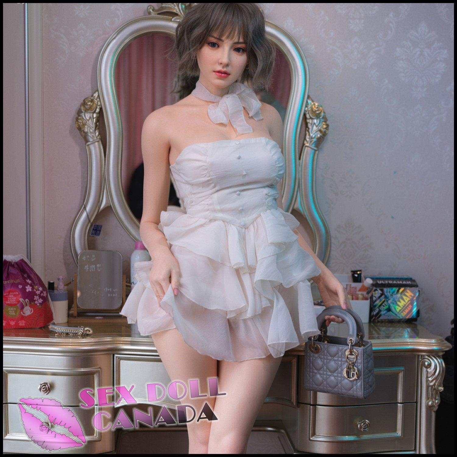 Gynoid Tech Realistic Sex Doll Brunette Hair Asian Japanese Chinese Curvy Full Body