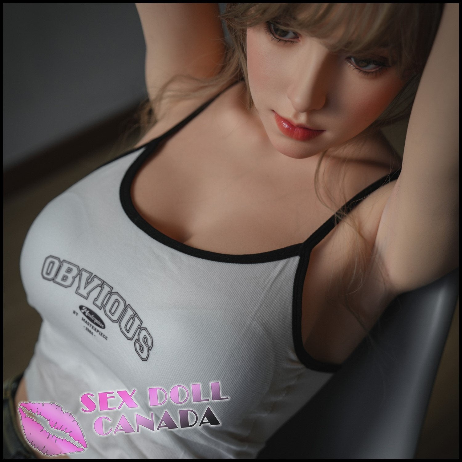 Gynoid Tech Realistic Sex Doll Asian Japanese Chinese Brunette Hair Curvy Full Body