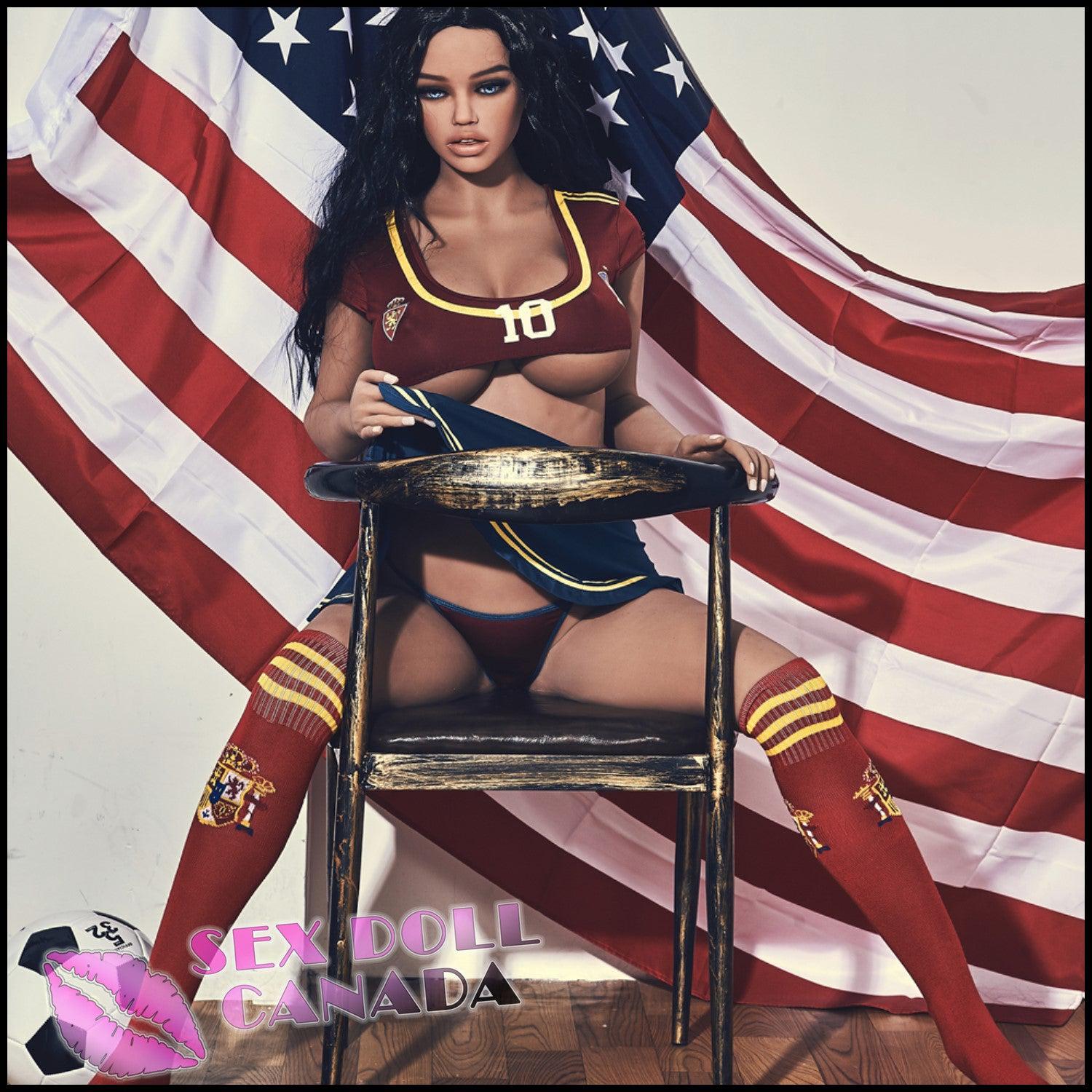 IRONTECH Realistic Sex Doll Black Hair Western American Big Tits Breasts